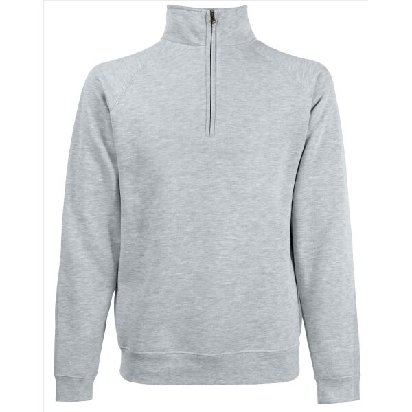 Fruit of the Loom Classic Zip Neck Sweat