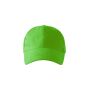 Cap unisex 6P apple green adjustable