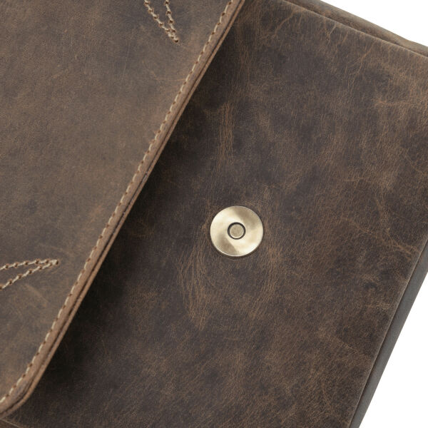 WILDERNESS - Genuine leather bag brown WILDERNESS - Genuine leather bag brown