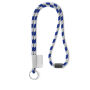 Polyester 2-kleurige koord-lanyard met full color label