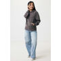 IQONIQ Yoho gerecycled katoen relaxed hoodie, antraciet (XS)