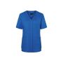 KS 63 Short-Sleeve Ladies' Tunic Essential, from Sustainable Material , 65% GRS Certified Recycled Polyester / 35% Conventional Cotton - royal blue - 34