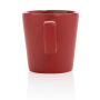 Keramische moderne koffiemok 300 ml, rood