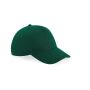 ULTIMATE 6 PANEL CAP, BOTTLE GREEN, One size, BEECHFIELD