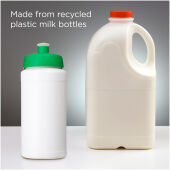 Baseline gerecyclede sportfles van 500 ml - Wit/Groen Baseline gerecyclede sportfles van 500 ml - Wit/Groen