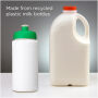 Baseline gerecyclede sportfles van 500 ml - Wit/Groen