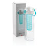 Honeycomb afsluitbare lekvrije waterfles met infuser, turquoise