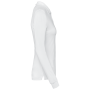 Bio180 piqué damespolo lange mouwen White XS