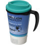Brite-Americano® grande 350 ml insulated mug - Black/Aqua blue Brite-Americano® grande 350 ml insulated mug - Black/Aqua blue