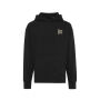 Iqoniq Yoho gerecycled katoen relaxed hoodie, zwart (XL)
