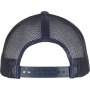Tweekleurige Retro Truckerpet Charcoal / Navy One Size