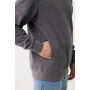 IQONIQ Yengo recycled katoen hoodie met steekzakken, antraciet (XXXL)