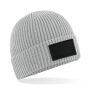 Trendy muts met patch Light Grey / Black One Size