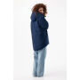 IQONIQ Thelon recycled polyester parka, donkerblauw (XL)