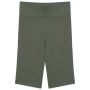Ecologische geribde damesshort organic khaki L