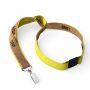 Zeefdruk lanyard van kurk en polyester