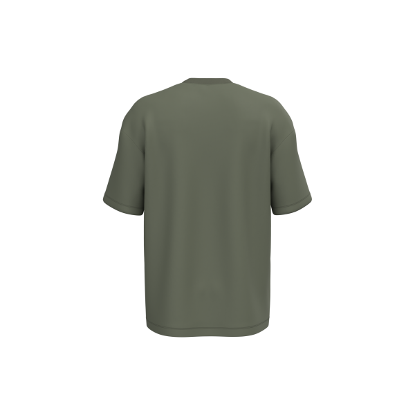 Ecologisch oversized heren T-shirt Organic Khaki S Ecologisch oversized heren T-shirt Organic Khaki S