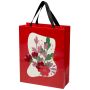 Smartfold papieren tas van 210 g/m² met lintgrepen en een glanzende laminaatlaag - 31 x 12 x 39 cm - Zwart Smartfold papieren tas van 210 g/m² met lintgrepen en een glanzende laminaatlaag - 31 x 12 x 39 cm - Zwart