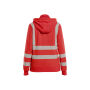 Dames Sweatshirt met afneembare capuchon High Vis