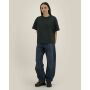 Hazener - Het unisex relaxed interlock T-shirt - Black (XXS) Hazener - Het unisex relaxed interlock T-shirt - Black (XXS)