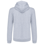 Herensweater met rits en capuchon in contrasterende kleur Oxford Grey / Navy XS
