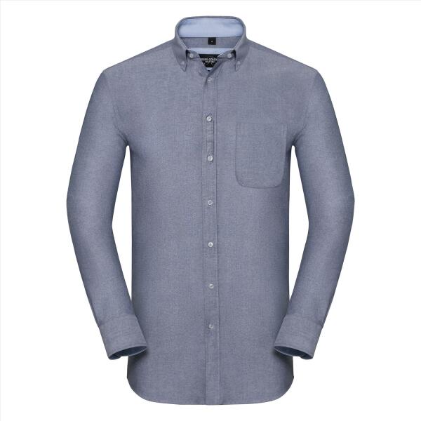 Men's Longsleeve Tailored Washed Oxford Shirt
