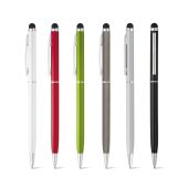 ZOE. Aluminium balpen met draaimechanisme en touch tip
