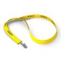 Polyester lanyard met reflecterende draden