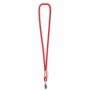 Polyester koord-keycord met bamboe plaatje