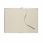 TINTRAY - A5 notitieboek in smokey PU - Zwart