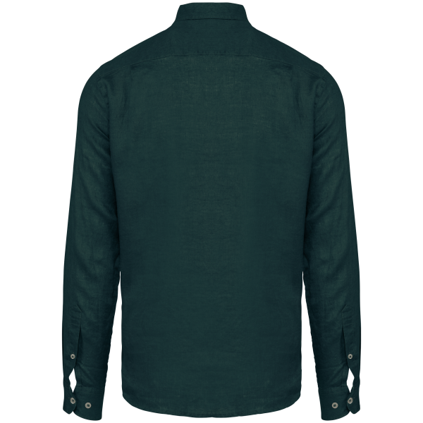 Chemise en lin homme Amazon Green XS Chemise en lin homme Amazon Green XS