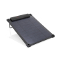Solarpulse gerecycled plasticf draagbaar solar panel 5W, zwart