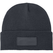 Boreas beanie met patch - Stormgrijs Boreas beanie met patch - Stormgrijs