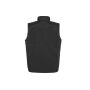 MENS RECYCLED 2-LAYER PRINTABLE SOFTSHELL BODYWARMER, BLACK, XXL, RESULT