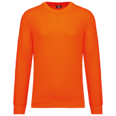 Ecologische uniseks sweater polyester/katoen Fluorescent Orange S