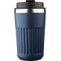 Recycled roestvrijstalen thermosbeker (400 ml) Chiara blauw