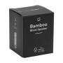 Bamboo Block Speaker met draadloze oplader - bamboe