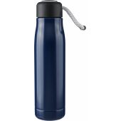 Gerecyclede roestvrijstalen dubbelwandige drinkfles (500 ml) Solene zwart Gerecyclede roestvrijstalen dubbelwandige drinkfles (500 ml) Solene zwart