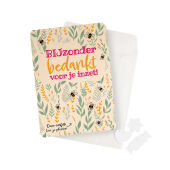 A5 kaart in pergamijn envelop