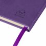 Gerecycled notitieboekje A5 Bloom paars
