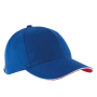 Orlando - 6 panel cap Royal Blue / White / Red One Size Orlando - 6 panel cap Royal Blue / White / Red One Size