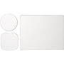 Brite-Mat® combiset 1 van muismat en onderzetter - Zwart