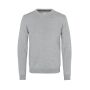 SEVEN SEAS The knit | o-neck - Lichtgrijs gemêleerd, 3XL