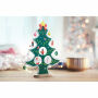 WOODTREE - Houten kerstboom met decoratie - Groen