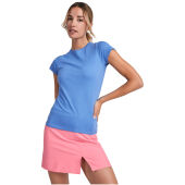 Capri damesshirt met korte mouwen - Rood - 3XL