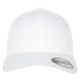 ORGANIC COTTON CAP, WHITE, S/M, FLEXFIT