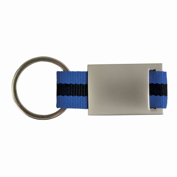 Metalen sleutelhanger Tondoe | Nylon | 8,7×3,5×5cm | In geschenkdoos | Blauw-Zwart Metalen sleutelhanger Tondoe | Nylon | 8,7×3,5×5cm | In geschenkdoos | Blauw-Zwart