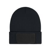 Beanie with Patch (10cm x 5cm) - Thinsulate black