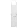 Katoen/polyester (240 gr/m²) keukenschort Luke wit