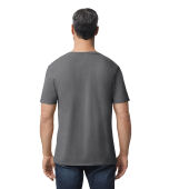 Gildan T-shirt V-Neck SoftStyle SS for him charcoal 3XL